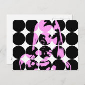 Carte postale photo circulaire (Devant / Derrière)