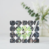 Carte postale photo circulaire (Debout devant)