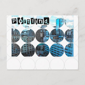 Carte postale photo circulaire