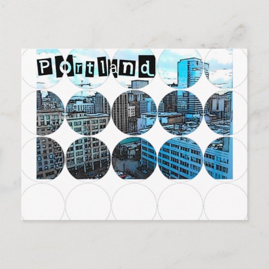 Carte postale photo circulaire (Devant)