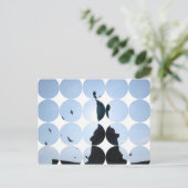 Carte postale photo circulaire (Debout devant)