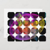 Carte postale photo circulaire (Devant / Derrière)