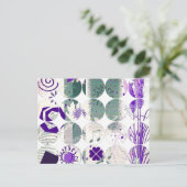 Carte postale photo circulaire (Debout devant)