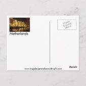 Carte postale photo circulaire - Customisée (Dos)
