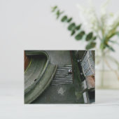 Carte postale photo circulaire - Customisée (Debout devant)