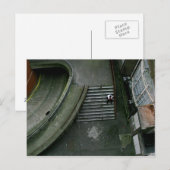 Carte postale photo circulaire - Customisée (Devant / Derrière)