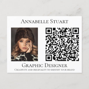 Carte Postale Photo Code QR Entreprise Grand Entreprise