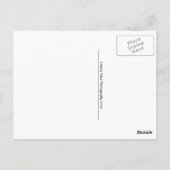 Carte postale Photo Colibri (Dos)