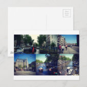 Carte Postale Photo collage Amsterdam 1 (Devant / Derrière)