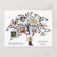 Photo Collage Family Tree Modèle Personnalisé