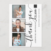 Carte Postale Photo Collage Graduation 2022 Merci Blanc (Devant)