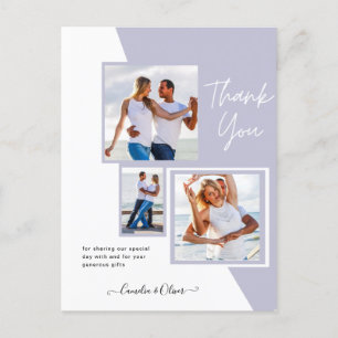 Carte Postale Photo Collage MERCI Mariage/bébé/diplômé/TOUT