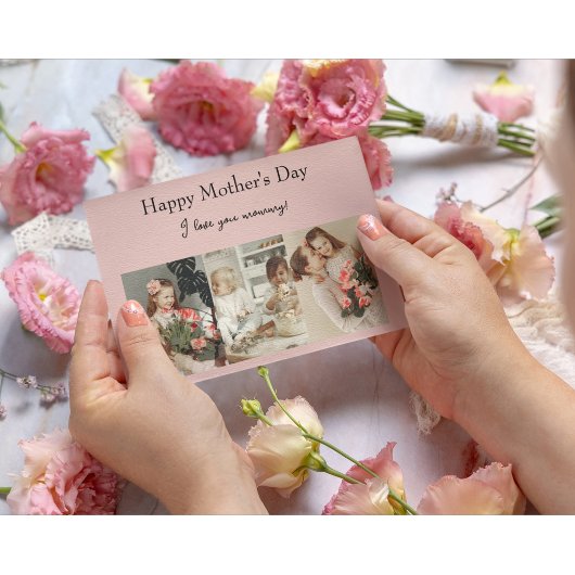 Carte Postale Photo Collage & Message - Personalized Gift |