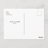 Carte Postale Photo Collage moderne Neutre Naissance de bébé (Dos)