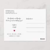 Carte Postale Photo collage rester à la maison message d'amour d (Dos)