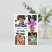 Carte Postale Photo Collage Spécial Personne Anniversaire (Debout devant)