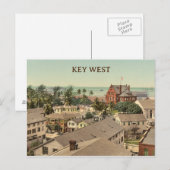 Carte Postale Photo couleur historique Key West 1900 (Devant / Derrière)