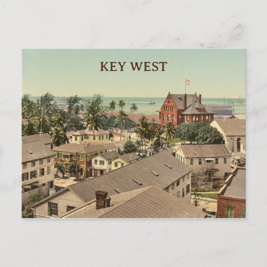 Carte Postale Photo couleur historique Key West 1900 (Devant)