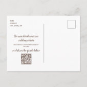 Carte Postale Photo Cream We Do Wedding Save the Date (Dos)