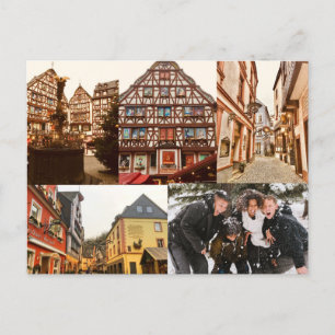 Carte postale photo customisée de Noël Allemagne