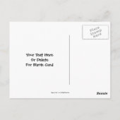 Carte postale photo Cute Blue Dragon (Dos)