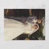 Carte Postale Photo d'anniversaire 40 ans de mariage avec coeurs (Dos)