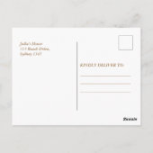 Carte Postale Photo d'anniversaire de bébé fille Iris 1 an (Dos)