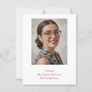 Carte Postale Photo d'anniversaire moderne