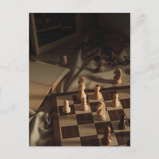 Carte Postale Photo d'art d'échecs (Devant)