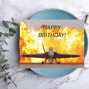 Carte Postale Photo d'avion à réaction, Anniversaire d'aviation 