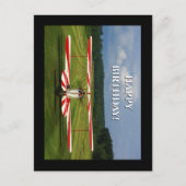 Carte Postale Photo d'avion, Cool Aviation Anniversaire (Devant)