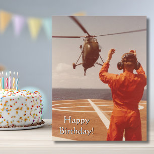 Carte Postale Photo d'avion Hélicoptère Anniversaire Aviation Co