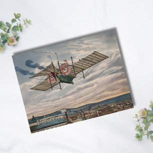 Carte Postale Photo d'avion vintage, Anniversaire d'aviation coo