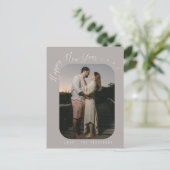 Carte Postale Photo de bonne année avec un script moderne pour l (Debout devant)