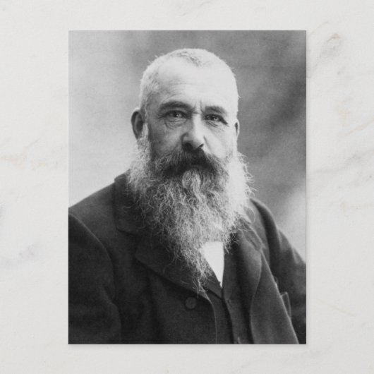Carte Postale Photo de Claude Monet Portrait (Devant)