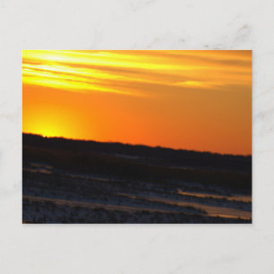 Carte postale photo de coucher de soleil