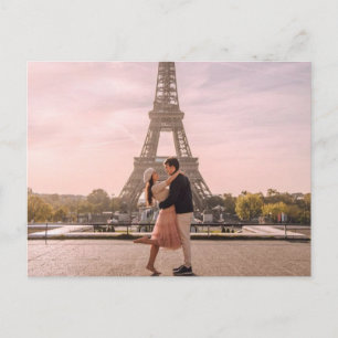 Carte postale photo de couple de voyage   carte po
