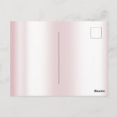 Carte Postale Photo de couple fun pour annoncer la date de maria (Dos)