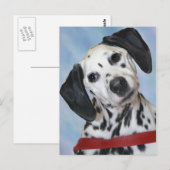 Carte Postale Photo de dalmate (Devant / Derrière)