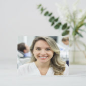Carte Postale Photo de dentiste personnaliser (Debout devant)