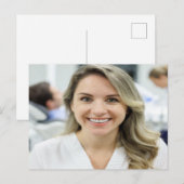 Carte Postale Photo de dentiste personnaliser (Devant / Derrière)