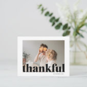 Carte Postale Photo de famille | Bon thanksgiving Remerciements (Debout devant)