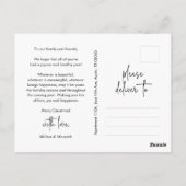 Carte Postale Photo de famille de Noël la plus joyeuse, Flacons  (Dos)