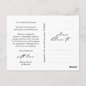 Carte Postale Photo de famille de Noël la plus joyeuse, Happy d' (Dos)