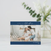 Carte Postale Photo de famille de Noël la plus joyeuse, Happy d' (Debout devant)