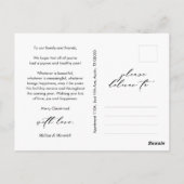 Carte Postale Photo de famille de Noël la plus joyeuse, Happy d' (Dos)