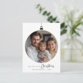 Carte Postale Photo de famille de Noël la plus joyeuse, Vœux Bou (Debout devant)