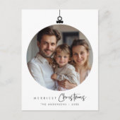 Carte Postale Photo de famille de Noël la plus joyeuse, Vœux Bou (Devant)