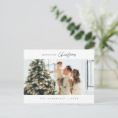 Carte Postale Photo de famille de Noël le plus joyeux, Bonheur c (Debout devant)