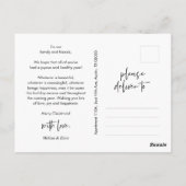 Carte Postale Photo de famille de Noël le plus joyeux, Vœux Boul (Dos)